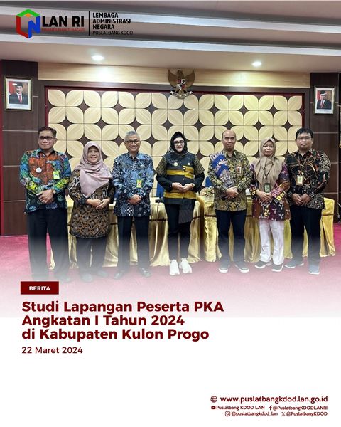 Studi Lapangan Peserta PKA Angkatan I Tahun 2024 di Kabupaten Kulon Progo